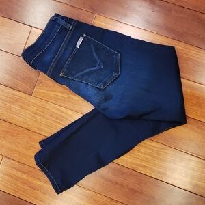 Hudson Size 24 Nico Mid-Rise Super Skinny Ankle Jean.  Denim Blue Jeans